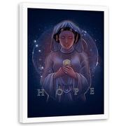 Plakaty - Plakat w ramie białej FEEBY Księżniczka nadzieja, 70x100 cm - miniaturka - grafika 1