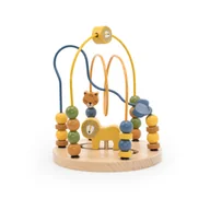 Zabawki interaktywne dla dzieci - TRIXIE Labirynt z drewnianymi koralikami i zwierzątkami Baby - miniaturka - grafika 1