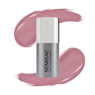 Semilac One Step Hybrid 3w1 Earth Pink S201 5ml - Lakiery hybrydowe - miniaturka - grafika 1