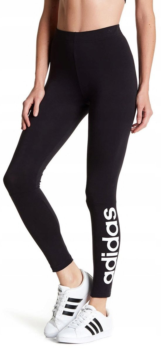 LEGGINSY DAMSKIE ADIDAS CZARNE BAWEŁNA 164CM R.XS