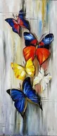 Zabawki kreatywne - Haft Diamentowy Barwne Motyle 50X110 Cm - miniaturka - grafika 1