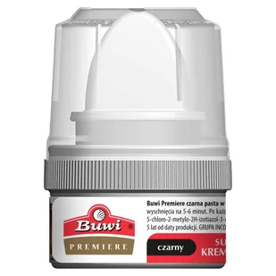 Pasta do butów czarna w kremie 50 ml BUWI - Środki do obuwia i ubrań - miniaturka - grafika 1