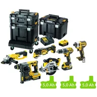 Zestawy elektronarzędzi - DeWalt Zestaw narzędzi combo dck654p3t-qw - miniaturka - grafika 1