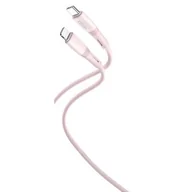 Kable USB - XO Kabel NB-Q226A USB-C - Lightning 1m 27W różowy - miniaturka - grafika 1