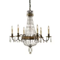 Lampy sufitowe - Elstead Lighting Bellini 6Lt Chandelier FE/BELLINI6 Elstead lampa wisząca stylowa świecznikowa FE/BELLINI6) - miniaturka - grafika 1