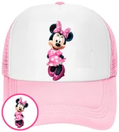 Czapki i chusty sportowe męskie - CZAPKA Z DASZKIEM MYSZKA MIKI DLA DZIECI SIATKA RÓŻOWA BEJSBOLÓWKA - miniaturka - grafika 1
