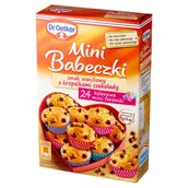 Dania w proszku - Dr. Oetker Dr Oetker DR OETKER MINI BABECZKI SMAK WANILIOWY Z KROPELKAMI CZEKOLADY 250 G zakupy dla domu i biura 70975875 - miniaturka - grafika 1