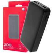 Powerbanki - Powerbank Xiaomi Redmi, 20000 mah, 18w, czarny - miniaturka - grafika 1