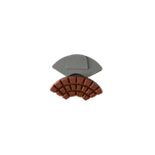 Akcesoria do urządzeń czyszczących - POLIMEROWY PAD POLERSKI TYPU WAFFEL DO 9" (230mm) HOLDERA Grit: 400 Lavina - miniaturka - grafika 1