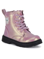 Buty dla dziewczynek - Disney Classics Trzewiki CM-AW24-323DCLS Różowy - miniaturka - grafika 1