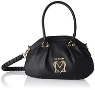 Torebki damskie - Love Moschino Borsa A Spalla damska torba na pompę, czarna, rozmiar uniwersalny, czarny, jeden rozmiar - miniaturka - grafika 1