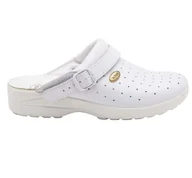 Akcesoria do rehabilitacji - Buty medyczne profilowane klapki z paskiem Clog Racy marki Scholl : Rozmiar_SCHOLL - 42 - miniaturka - grafika 1