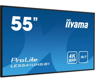 IIYAMA Monitor 55 cali LE5541UHS-B1 IPS,4K,18/7,LAN,USB,HDMI - Monitory reklamowe i wyświetlacze - miniaturka - grafika 1