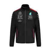 Odzież do sportów motorowych - Kurtka męska softshell czarna Team Mercedes AMG F1 2023 - miniaturka - grafika 1
