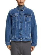 Kurtki męskie - ESPRIT Kurtka męska, 902/Blue Medium Wash, XS - miniaturka - grafika 1