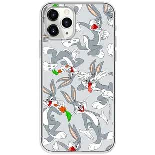ERT GROUP etui na telefon Iphone 11 PRO MAX, case oryginalny i oficjalnie licencjonowany przez Looney Tunes, wzór Bugs 013, optymalnie dopasowane, plecki z TPU częściowo przeźroczyste - Etui i futerały do telefonów - miniaturka - grafika 1
