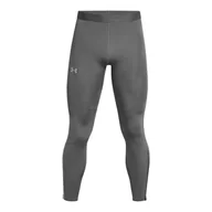 Spodnie sportowe męskie - Męskie legginsy do biegania Under Armour UA Launch Elite Cw Tights - szare - UNDER ARMOUR - miniaturka - grafika 1