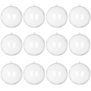 Kula Akrylowa 12cm 12szt - Bombki - miniaturka - grafika 1