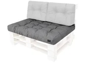 Poduszki ogrodowe - Poduszka siedzisko na meble z palet, Leo, Grafit Ekolen, 120x80 cm - miniaturka - grafika 1