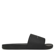 Klapki i japonki męskie - Klapki Tommy Hilfiger Hilifger Nyc Pool Slide FM0FM05432 Czarny - miniaturka - grafika 1