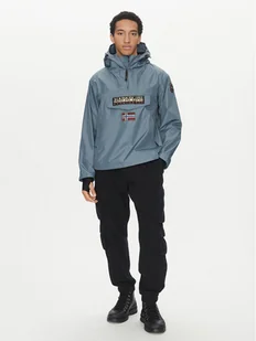 Napapijri Kurtka anorak Rainforest Next Sum NP0A4ILW Niebieski Loose Fit - Kurtki męskie - miniaturka - grafika 1