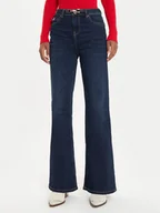 Spodnie damskie - Morgan Jeansy 242-PELOU Niebieski Flare Fit - miniaturka - grafika 1