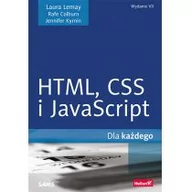 Książki o programowaniu - HTML CSS i JavaScript dla każdego - miniaturka - grafika 1