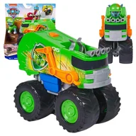 Figurki dla dzieci - Psi Patrol Rescue Wheels Śmieciarka Rocky Zestaw Pojazd + Figurka - miniaturka - grafika 1
