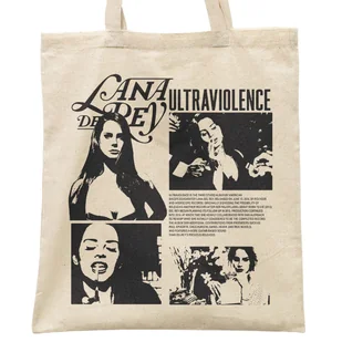 Torba bawełniana na zakupy 42x38 Lana Del Rey Ultraviolence - Torby i wózki na zakupy Torba bawełniana na zakupy 42x38 Lana Del Rey Ultraviolence - Torby i wózki na zakupy - miniaturka - grafika 1