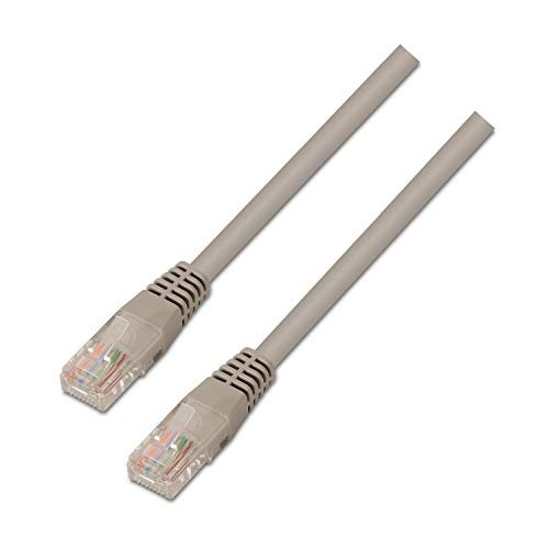 aisens A135 – 0267 – kabel sieciowy (2 m, bez halogenowego węża prysznicowego RJ45, 10/100/1000 Mbit/s, przełącznik/router/modem/panel patchowy, pole dostępowe/Champs) szary