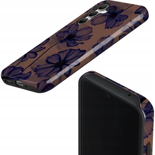 Burga Etui Velvet Night Tough do Galaxy A55, brązowo-granatowe - Etui i futerały do telefonów - miniaturka - grafika 1