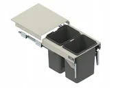 Kosze na śmieci - Segregator Kosz Na Śmieci Rejs Segrego 50 2X15L - miniaturka - grafika 1