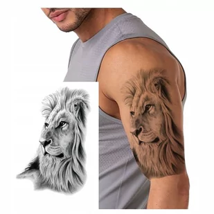 Tatuaż zmywalny tymczasowy wodny LEW - Prace ręczne dla dzieci Tatuaż zmywalny tymczasowy wodny LEW - Prace ręczne dla dzieci - miniaturka - grafika 1