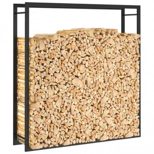Regał Na Metalowy Drewno N4-B85 - Akcesoria kominkowe - miniaturka - grafika 1