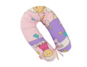 Poduszki do karmienia - Poduszka ciążowa Longer dla kobiet w ciąży do spania - Owieczki fioletowo-różowe - miniaturka - grafika 1