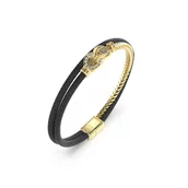 Bransoletki - Bransoletka Damska Guess JUMB05029JWYGBKS Czarny - miniaturka - grafika 1