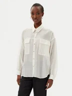 Koszule damskie - Rinascimento Koszula CFC0123656003 Écru Relaxed Fit - miniaturka - grafika 1