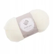 Pasmanteria - Włóczka Akrylowa 100g 238m Biała - miniaturka - grafika 1