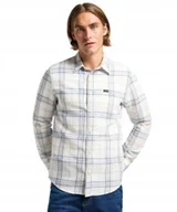 Koszule męskie - Koszula Lee LEESURE SHIRT 112363901 Shy Blue XXL - miniaturka - grafika 1