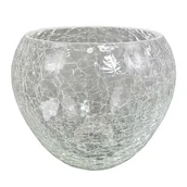 Donice - Osłonka szklana Krakla 15 cm kula transparentny - miniaturka - grafika 1