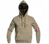 Bluzy męskie - Bluza z kapturem męska Alpha Industries Camo TPU Hoody rozmiar M - miniaturka - grafika 1