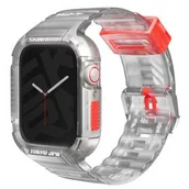 Akcesoria do smartwatchy - Pasek wymienny Skinarma Saido 2v1 na Apple Watch 45/44 mm (SK-WS-SAIDO-CLR45) przezroczysty - miniaturka - grafika 1