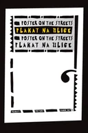 Plakaty - Plakat na ulice - plakat Wymiar do wyboru: 40x50 cm - miniaturka - grafika 1