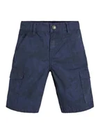 Spodenki damskie - Guess Szorty materiałowe L3GD12 WFCB0 Niebieski Regular Fit - miniaturka - grafika 1