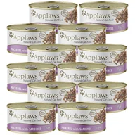 Mokra karma dla kotów - Applaws Cat Makrela i sardynki 12x70g PUSZKA - miniaturka - grafika 1