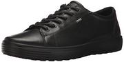 Buty sportowe męskie - ECCO Soft 7 M męskie buty typu sneaker, skóra nubukowa w kolorze szarego kakaowego - czarny - 49 EU - miniaturka - grafika 1