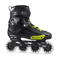 Rolki - Rolki freeride damskie Fila NRK FUN Black/Yellow 2022 - miniaturka - grafika 1