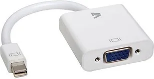Adapter AV V7 DisplayPort Mini - D-Sub VGA biały CBL-MV1WHT-5E - Złącza, przejściówki, adaptery - miniaturka - grafika 1