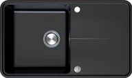 Zlewozmywaki - Zlewozmywak Berg BERG ZLEW VICTORIA BRV1911 1,0 OC 780X500 CZARNY BAZALT - miniaturka - grafika 1