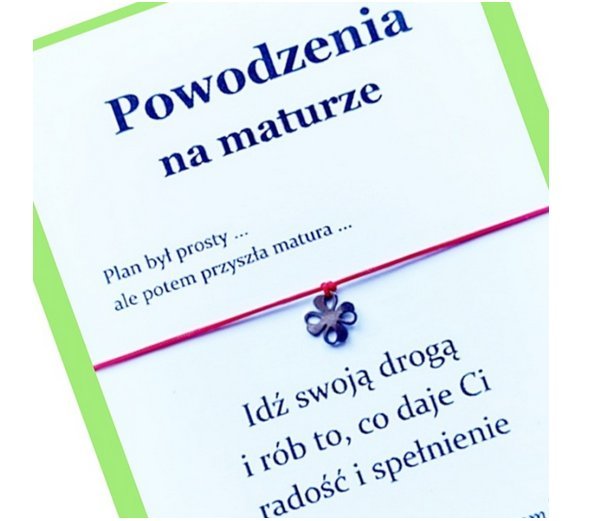Bransoletka na maturę - mały talizman, wielkie wsparcie
